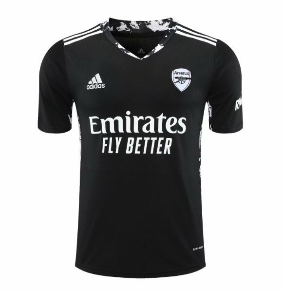 Arsenal Black Goalkeeper Soccer Jersey Shirt 2020/21